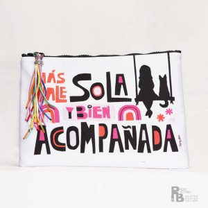 Estuche "Más vale sola" -perro-
